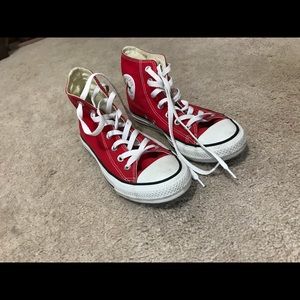 Converse high top red